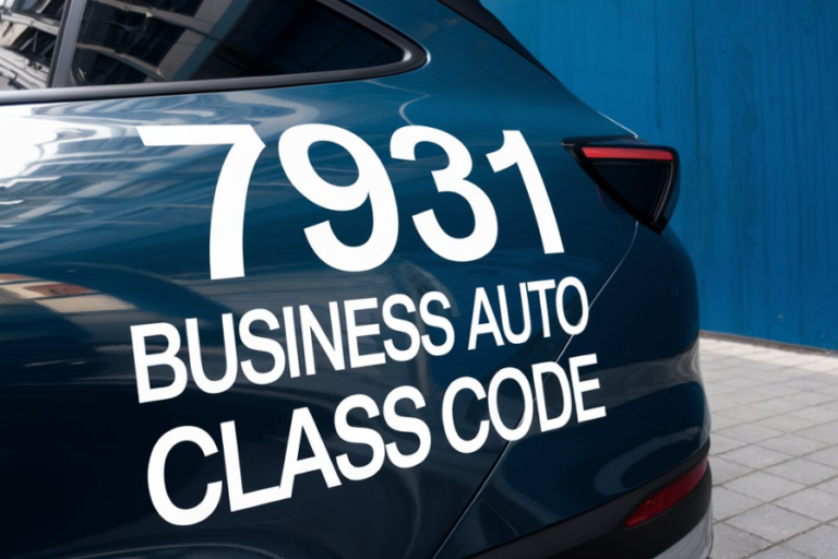 7931 business auto class code